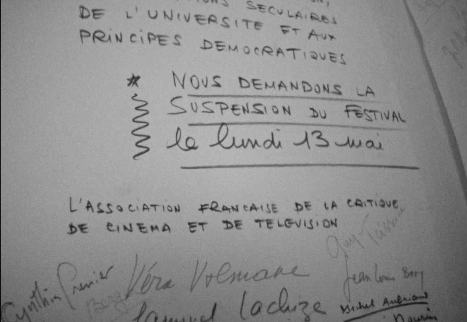 CANNES 68 RÉVOLUTION AU PALAIS