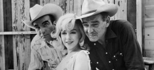 IO ERO SUL SET DI “THE MISFITS”