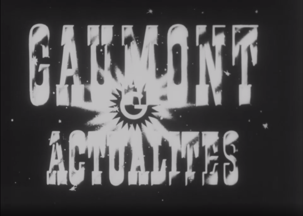 GAUMONT. NEWSREEL 1939