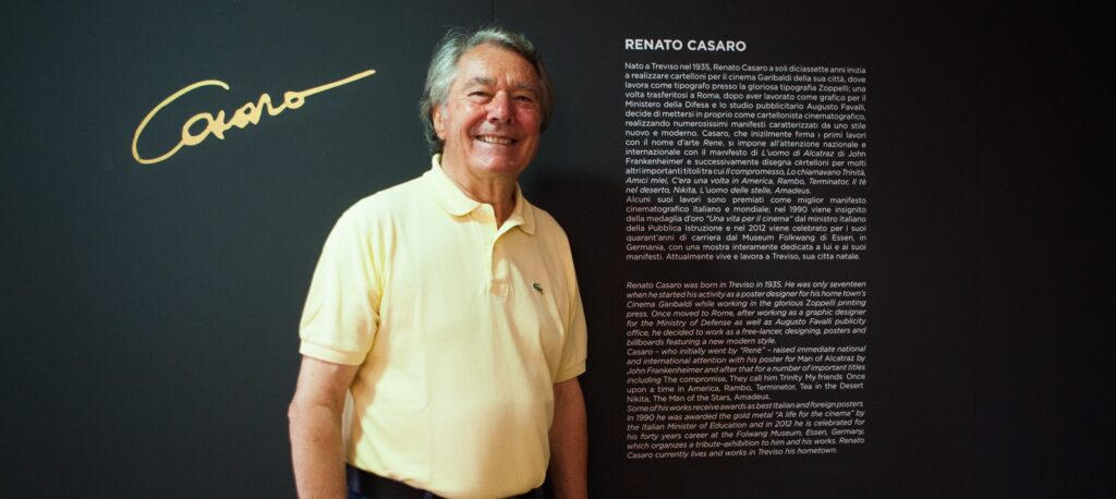 Lezione di cinema: ‘Renato Casaro, l’ultimo pittore del cinema’