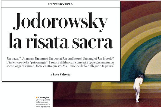 Rassegna stampa: “Robinson” (La Repubblica) su  Il Cinema Ritrovato 2019