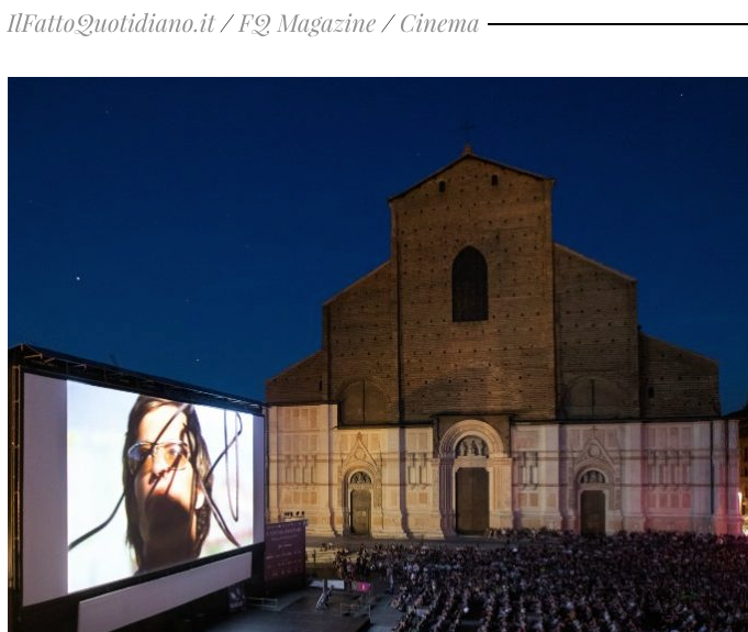 Rassegna stampa: Il Fatto Quotidiano su Il Cinema Ritrovato 2019