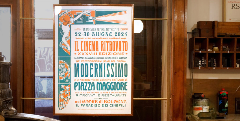 Il manifesto del Cinema Ritrovato in tiratura limitata