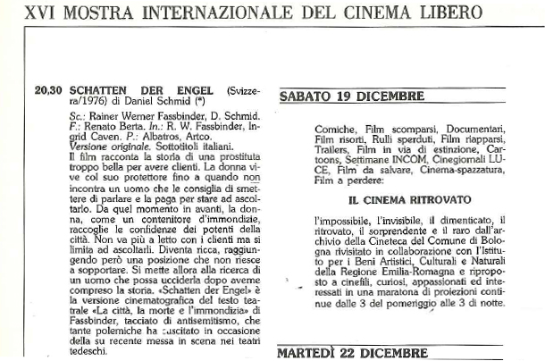 Il Cinema Ritrovato Opening